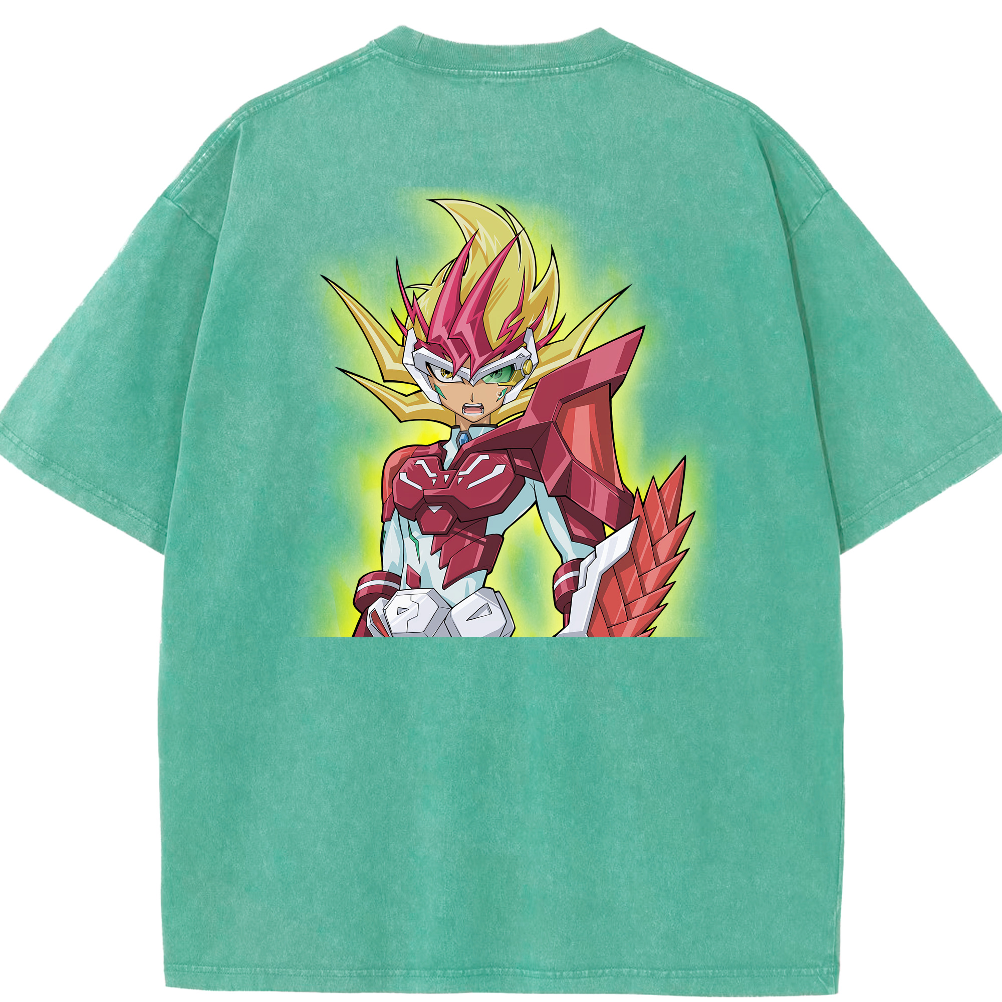 （画像用） 遊☆戯☆王 Yu-Gi-Oh! 綿100% ヴィンテージ風 半袖Tシャツ（背面プリント）